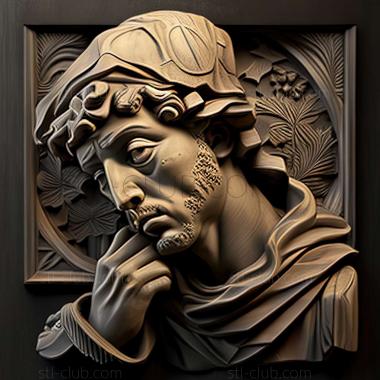 3D model Filippino Lippi (STL)